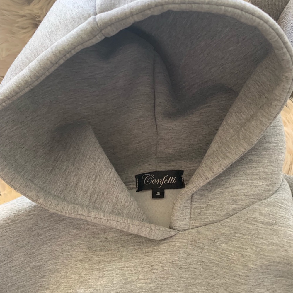 Sweater hoodie dress